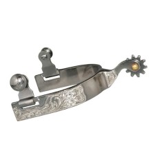 Espuela tejana en metal envejecido