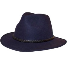 Sombrero de verano con trenza de cuero