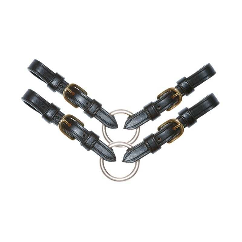 Puente tattini para pelham cuero italiano