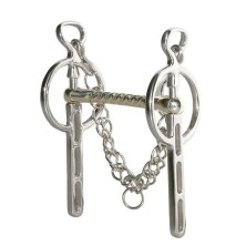 Bocado liverpool con barbada y cadenilla en ac. inox