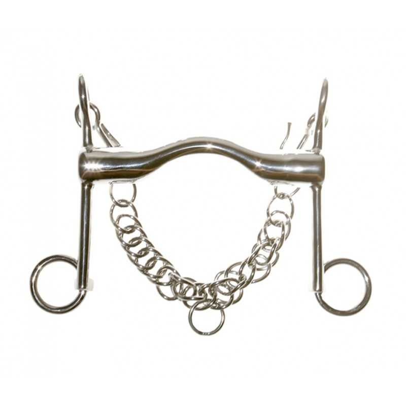 Bocado de polo cuello de oca y cadenilla