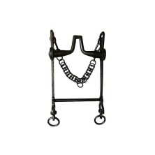 Bocado cuello pichón barra recta pavonado