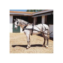 Enganche con collerón extra para un caballo