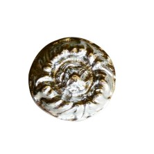 Cucarda de latón para cabezada portuguesa flor