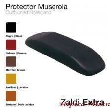Protector para muserola zaldi extra cuero marrón