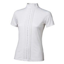 Camisa de concurso Tattini de mujer con fila de brillantes