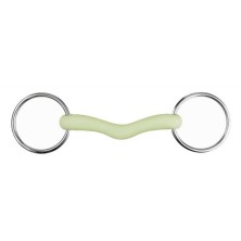 Filete Happy Apple Bit USG, anillas, embocadura curva