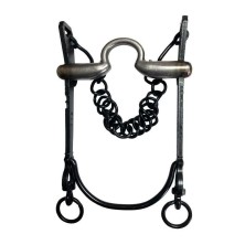 Bocado vaquero boca sapo embocadura inox barra curva