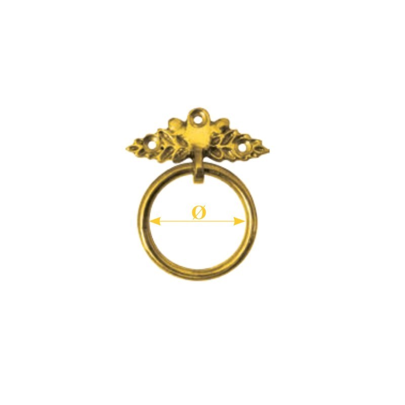 ANILLA CON ADORNO HOJA DE ROBLE