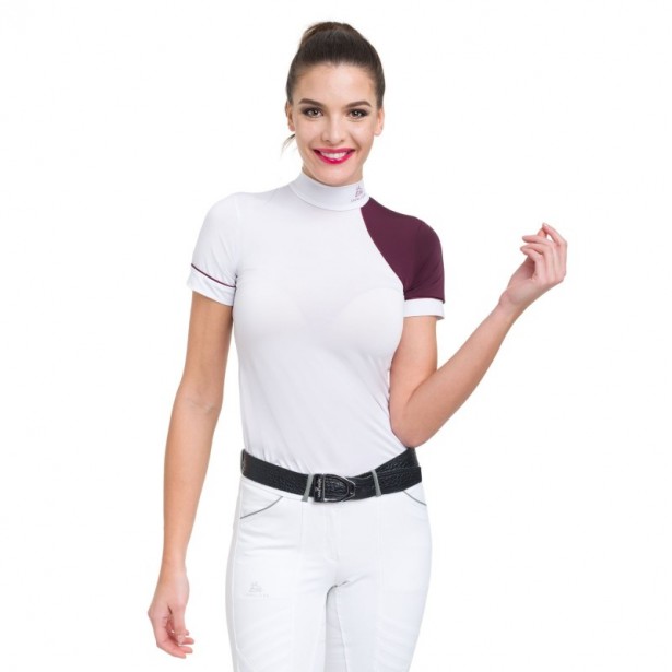 Camiseta hípica de concurso SIMPLY DAME manga corta Cavalliera