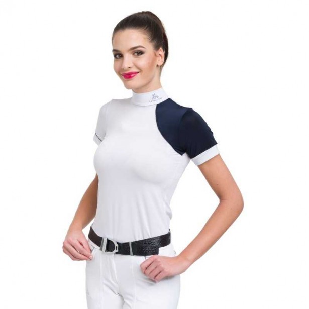 Camiseta hípica de concurso SIMPLY DAME manga corta Cavalliera