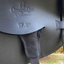 Silla de doma Omega monofaldón muslera con puentes intercambiables