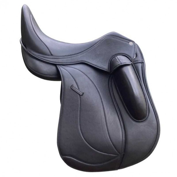 Silla de doma Omega monofaldón muslera con puentes intercambiables
