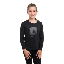 Top hípico de algodón JUMPING STAR KIDS manga larga