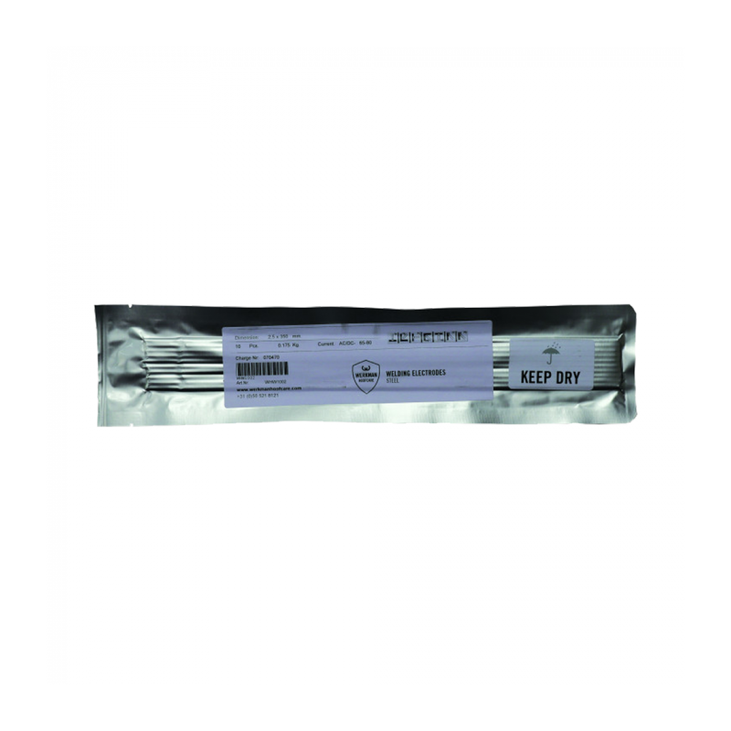 WERKMAN ELECTRODOS HIERRO 2.5 MM SOLDADOR (PACK 10 U.)