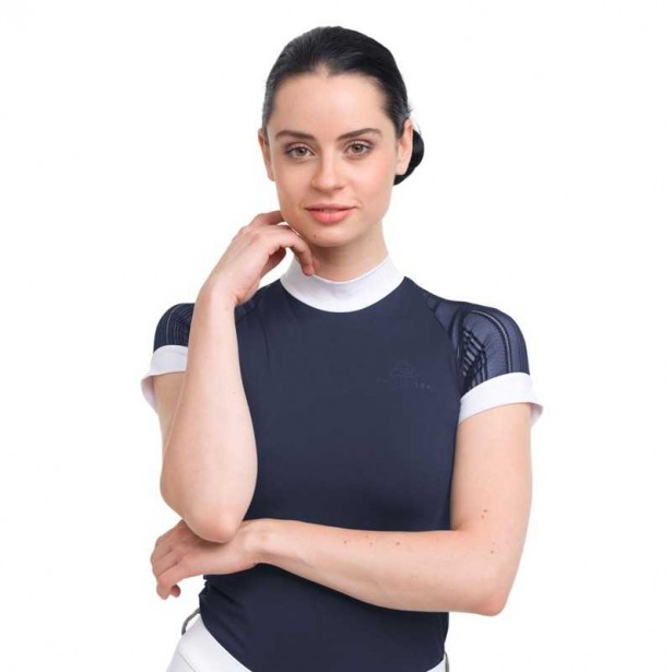 Camiseta hípica de concurso CONTESSA manga corta Cavalliera