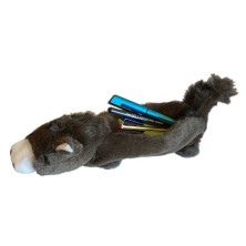 Estuche caballo de peluche