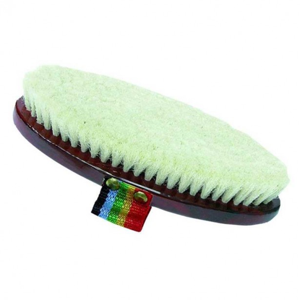 Bruza Daslo mango de madera y cerda suave