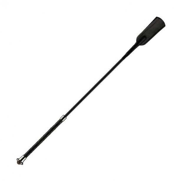 FUSTA DASLO MANGO EN CUERO NEGRO 60 CM