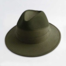 SOMBRERO CALADO DE LONA