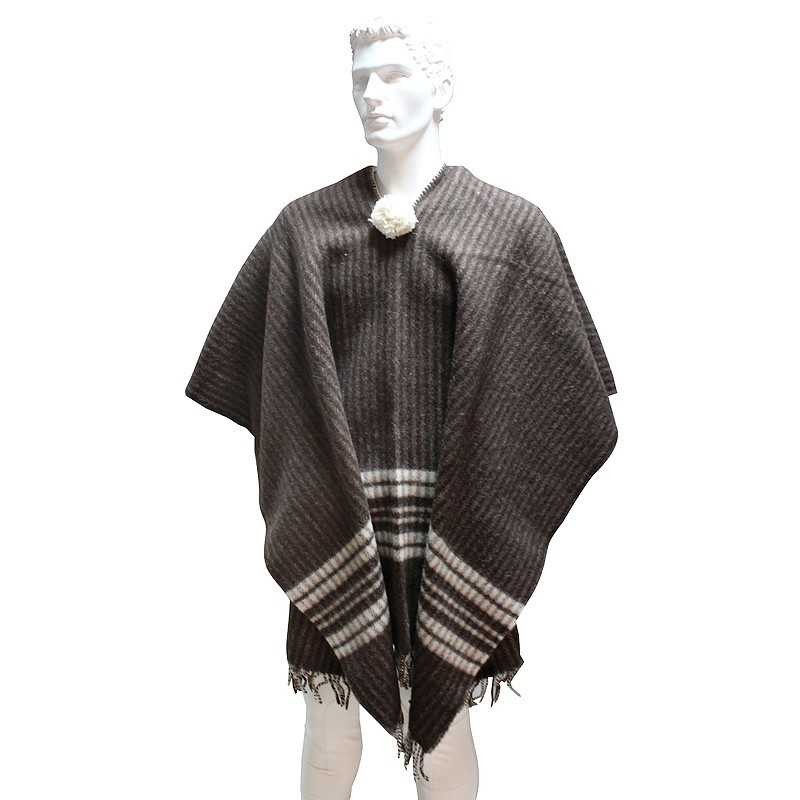 Poncho de lana para niño